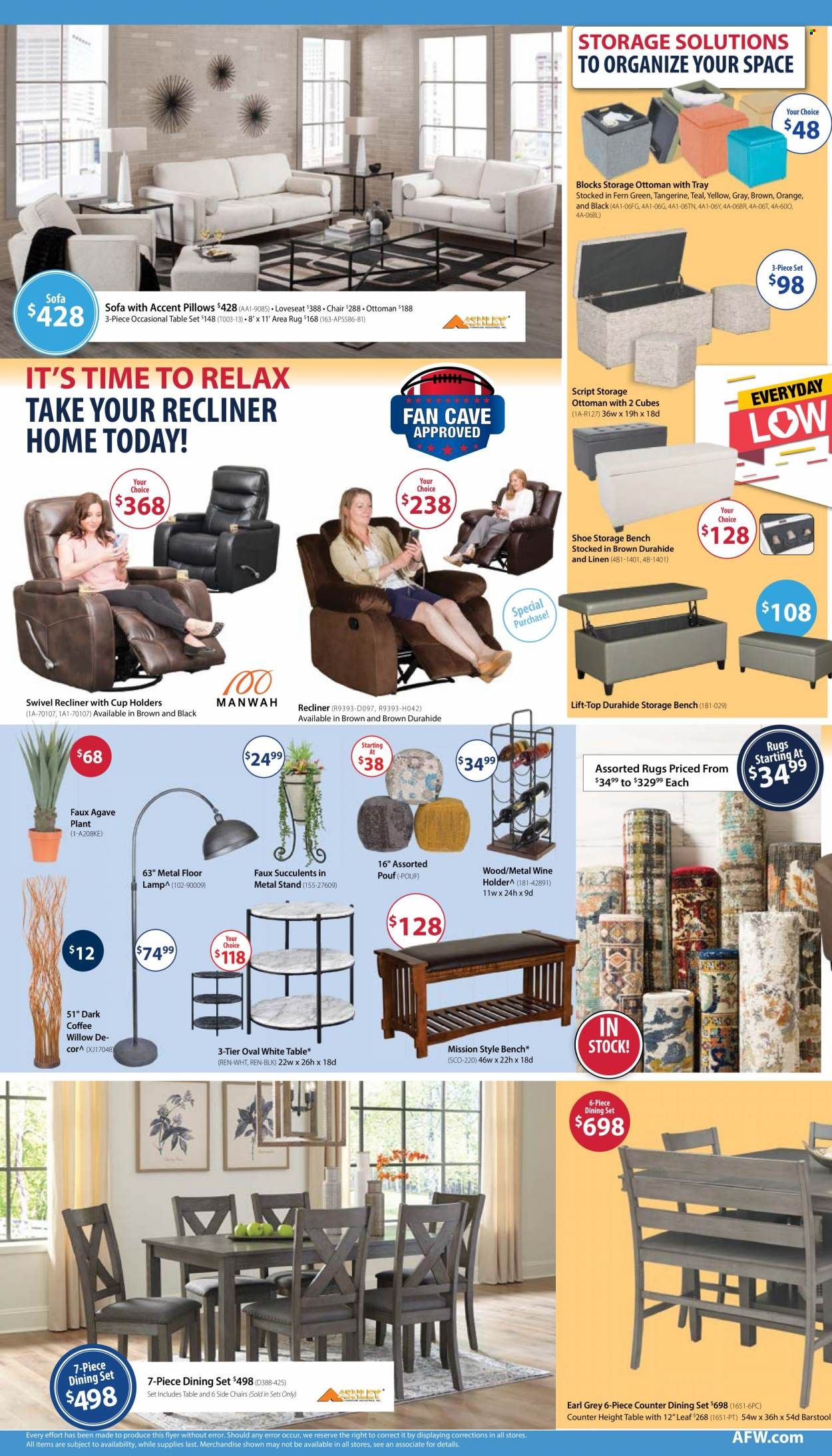 American Furniture Warehouse (AZ, CO, TX) Weekly Ad Flyer October 9 to October 16