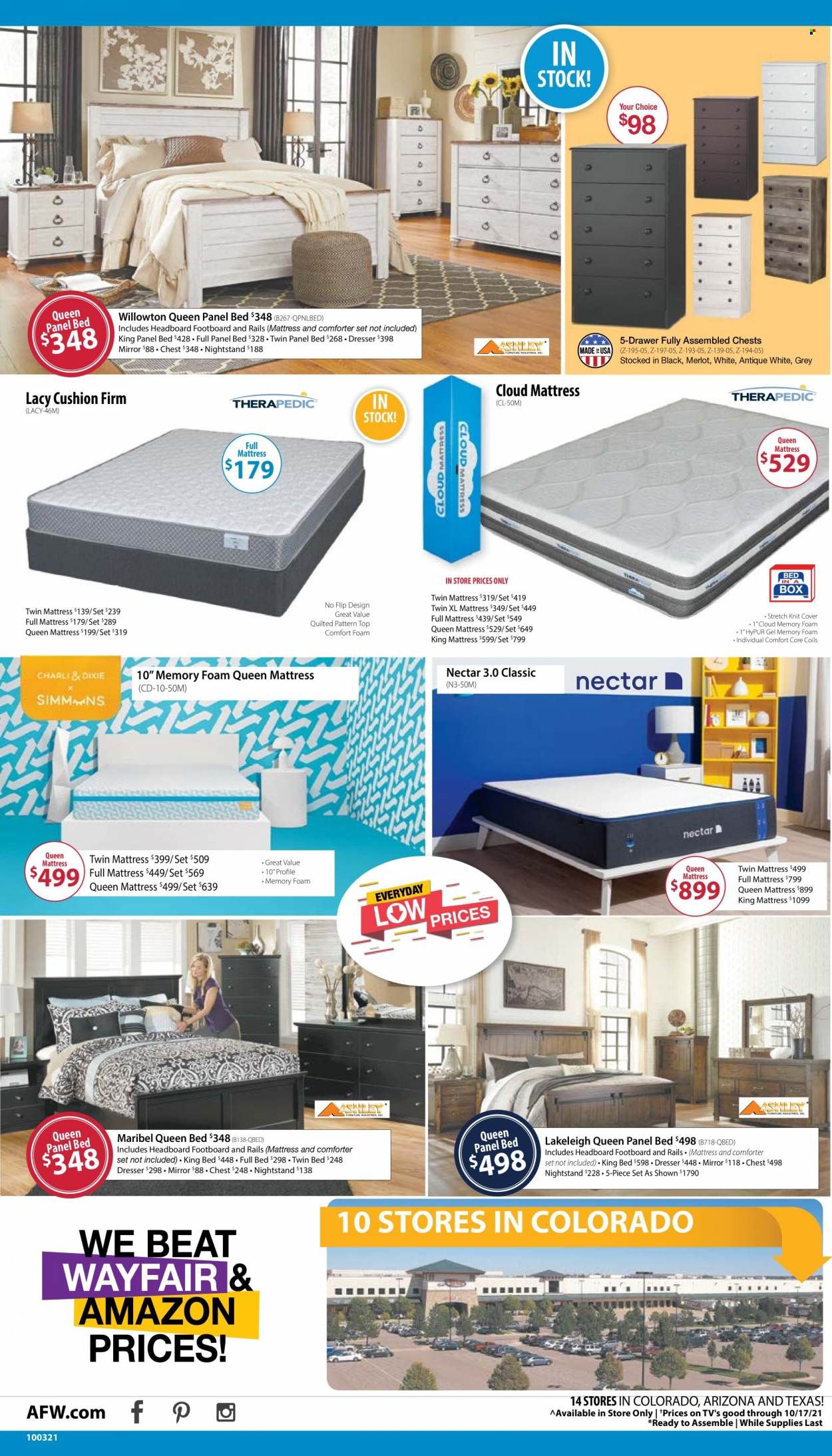 American Furniture Warehouse (AZ, CO, TX) Weekly Ad Flyer October 9 to October 16