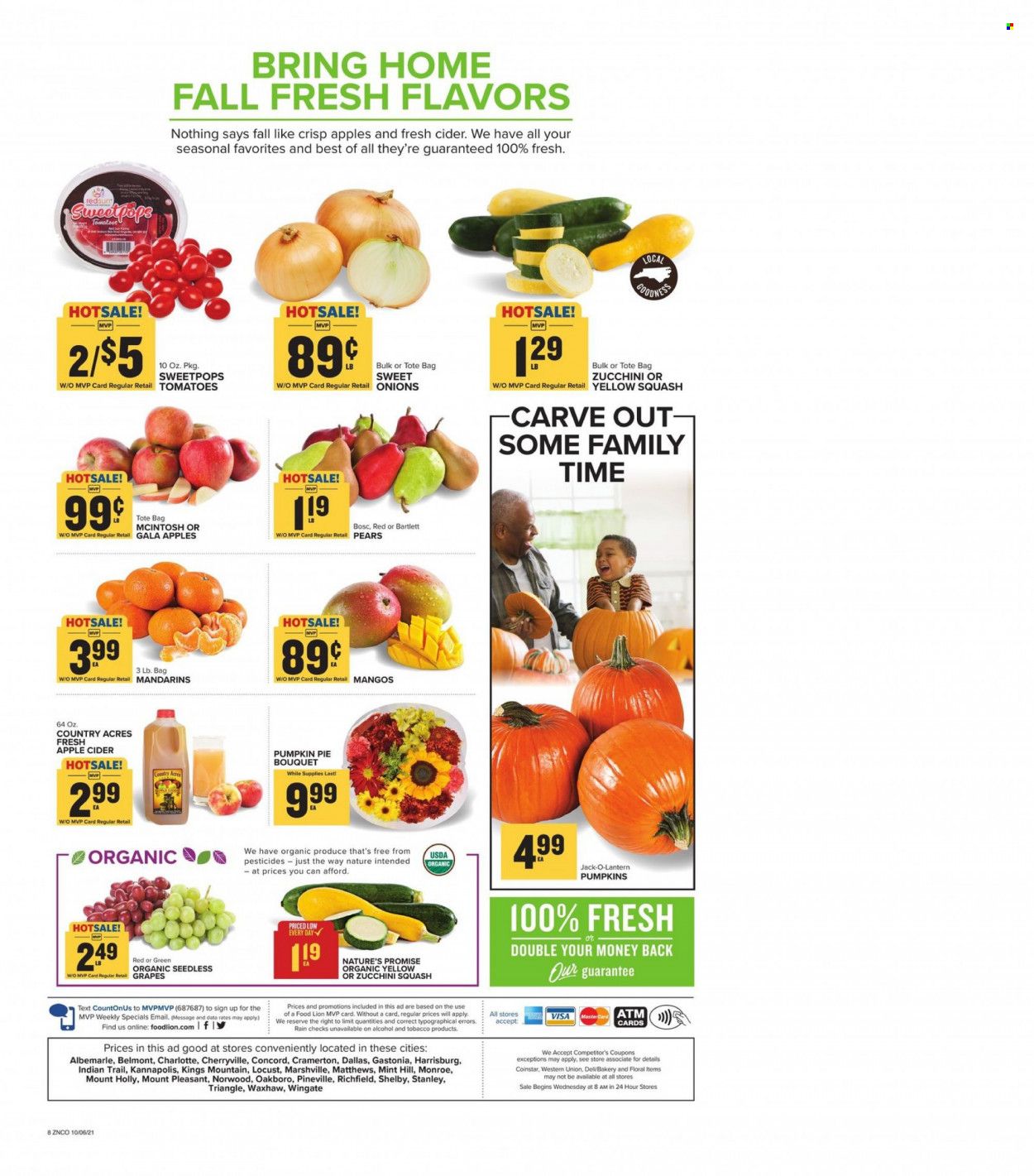 Food Lion (NC) Weekly Ad Flyer October 9 to October 16