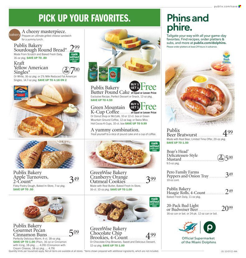 Publix (AL, FL, GA, NC, SC, TN) Weekly Ad Flyer October 9 to October 16