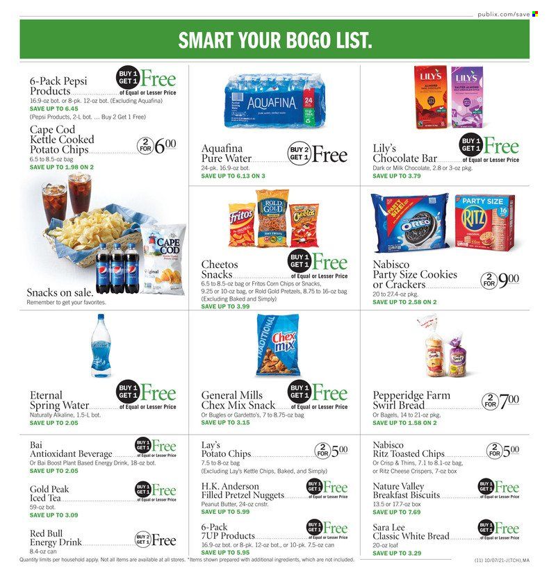 Publix (AL, FL, GA, NC, SC, TN) Weekly Ad Flyer October 9 to October 16