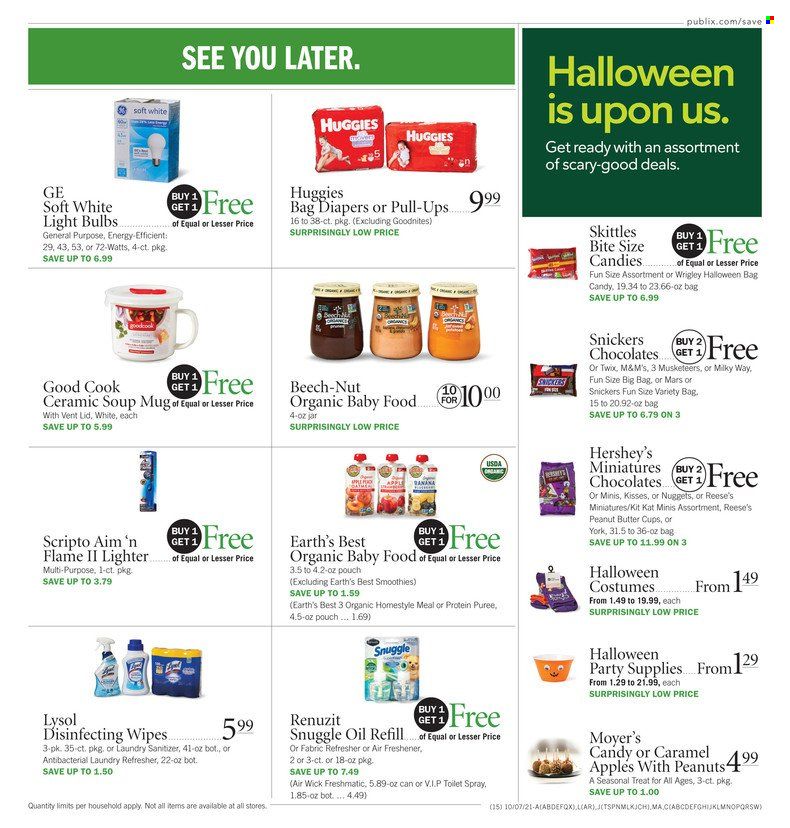 Publix (AL, FL, GA, NC, SC, TN) Weekly Ad Flyer October 9 to October 16
