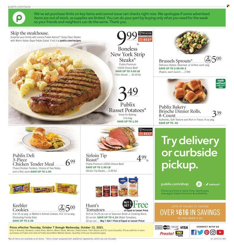 Publix (AL, FL, GA, NC, SC, TN) Weekly Ad Flyer October 9 to October 16