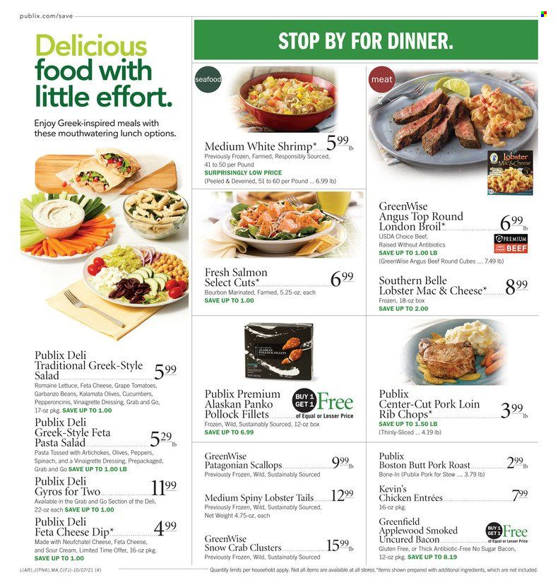 Publix (AL, FL, GA, NC, SC, TN) Weekly Ad Flyer October 9 to October 16
