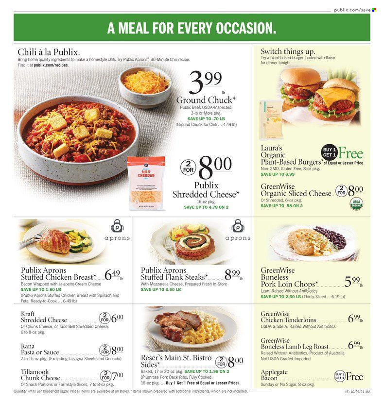 Publix (AL, FL, GA, NC, SC, TN) Weekly Ad Flyer October 9 to October 16