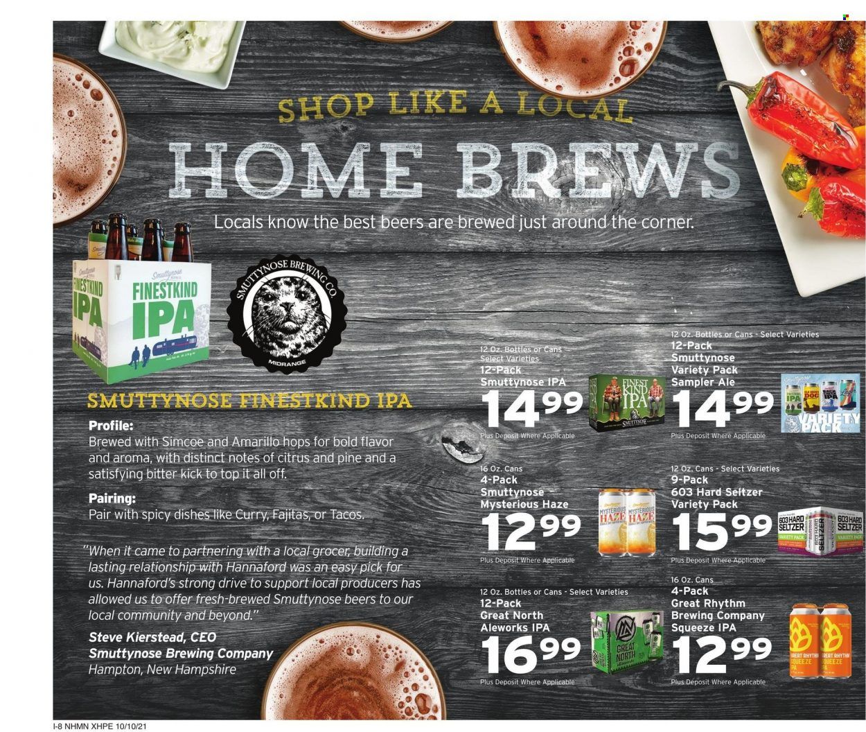 Hannaford (NH) Weekly Ad Flyer October 9 to October 16