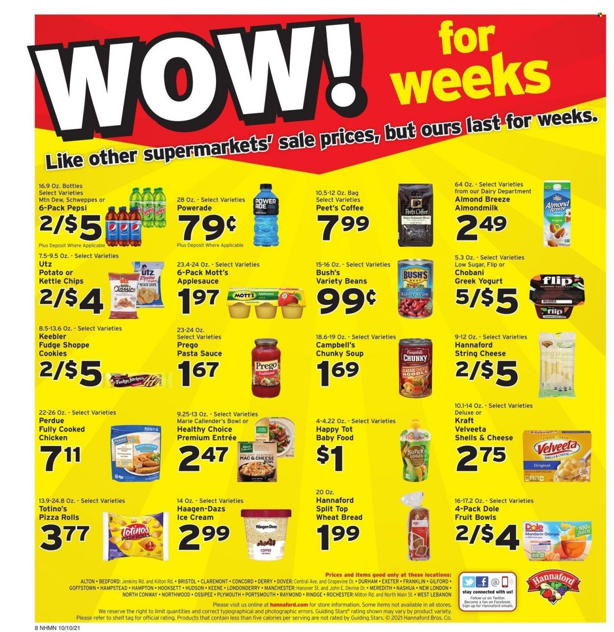 Hannaford (NH) Weekly Ad Flyer October 9 to October 16