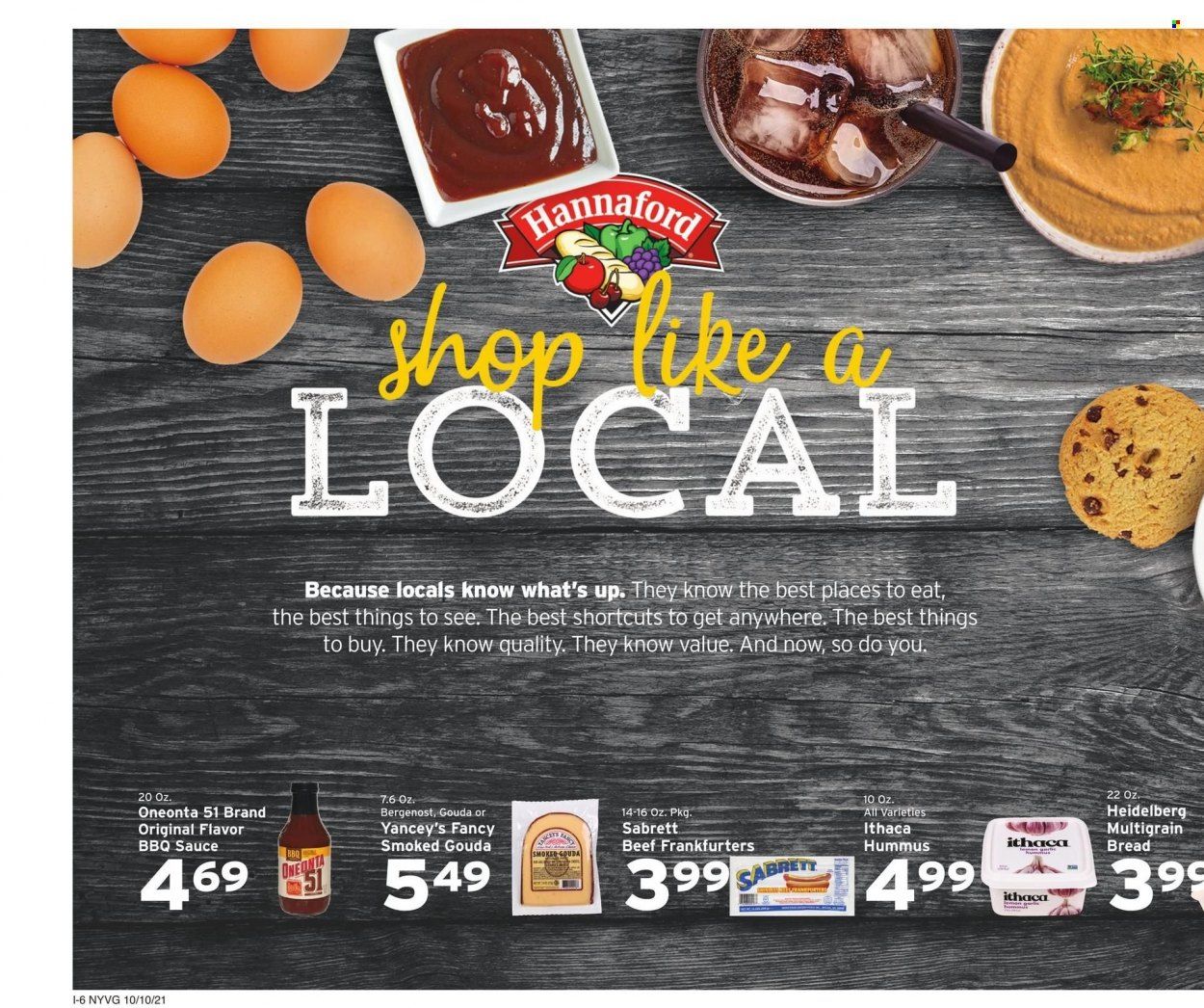 Hannaford (NY) Weekly Ad Flyer October 9 to October 16