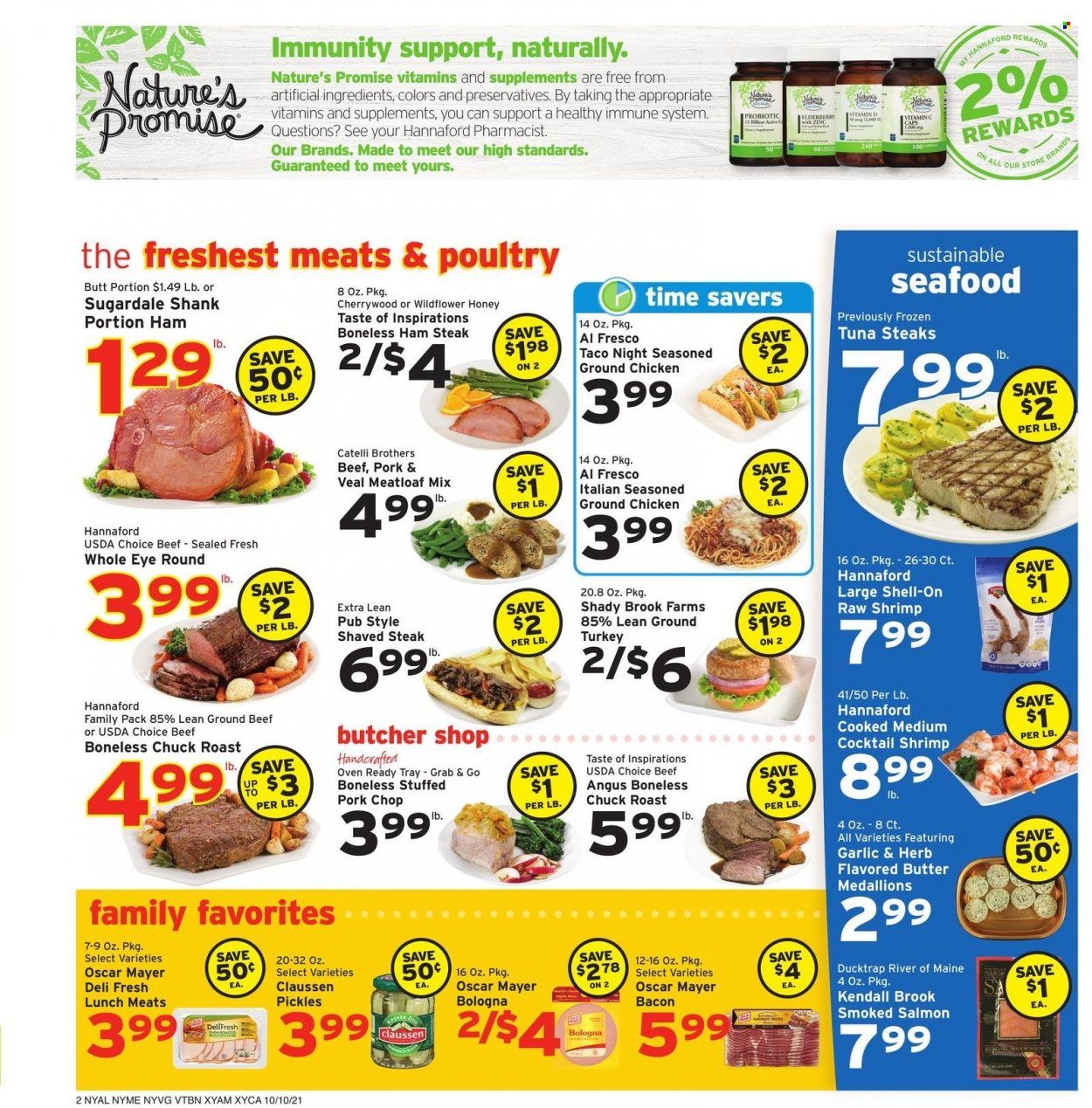 Hannaford (NY) Weekly Ad Flyer October 9 to October 16