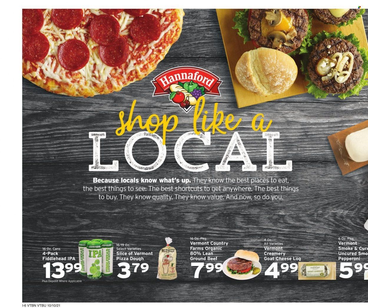 Hannaford (VT) Weekly Ad Flyer October 10 to October 17