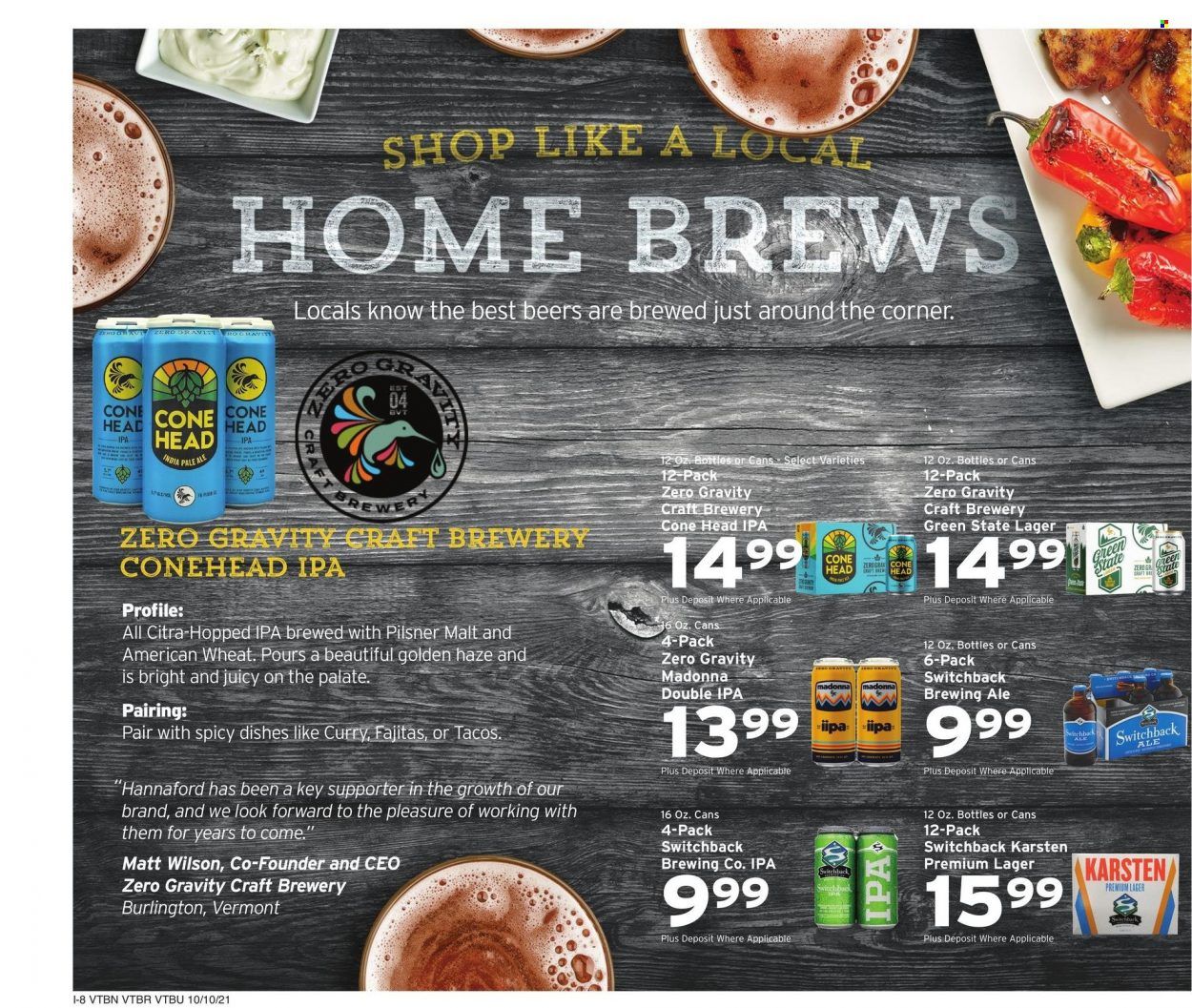 Hannaford (VT) Weekly Ad Flyer October 10 to October 17
