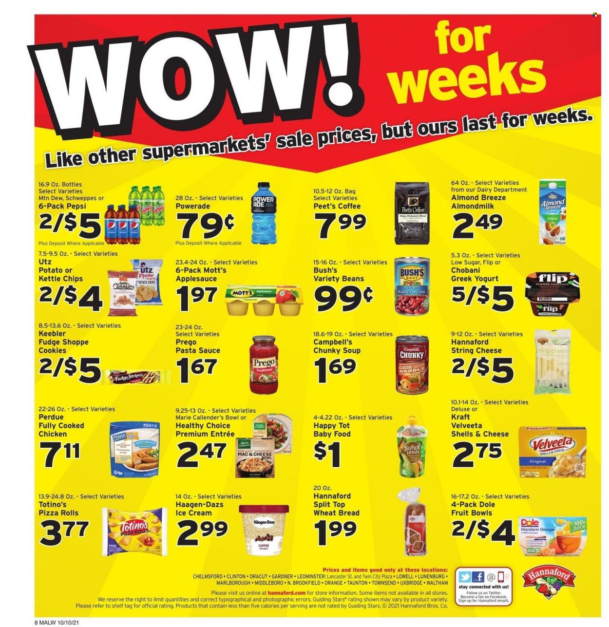 Hannaford (MA) Weekly Ad Flyer October 10 to October 17