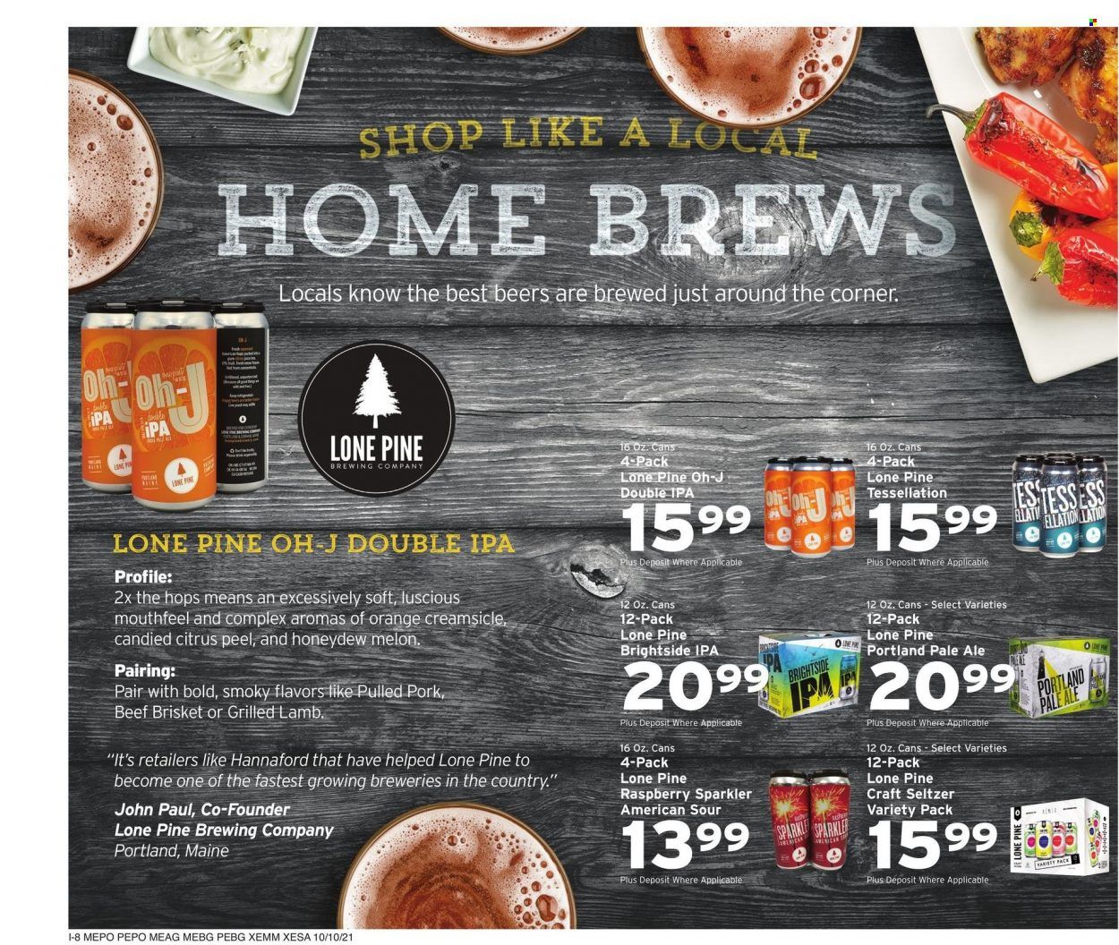 Hannaford (ME) Weekly Ad Flyer October 10 to October 17