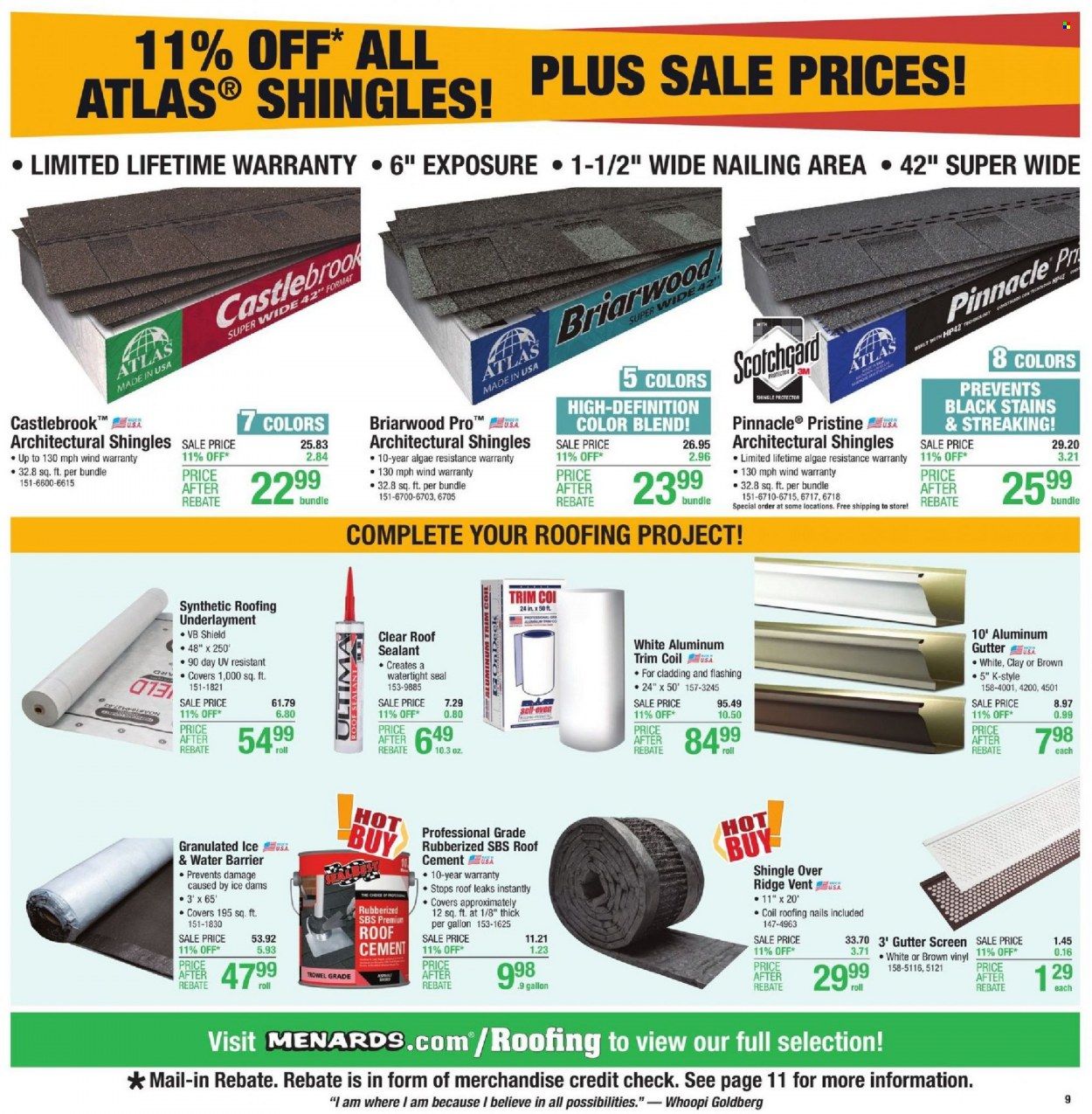 Menards Weekly Ad Flyer October 10 to October 17