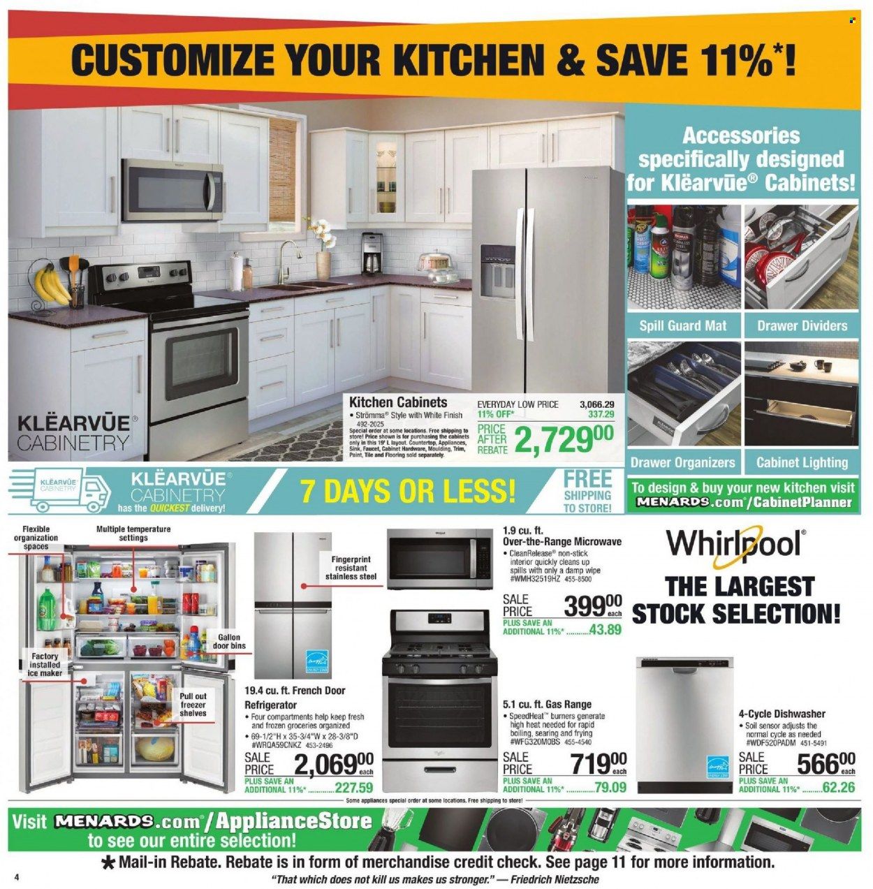 Menards Weekly Ad Flyer October 10 to October 17