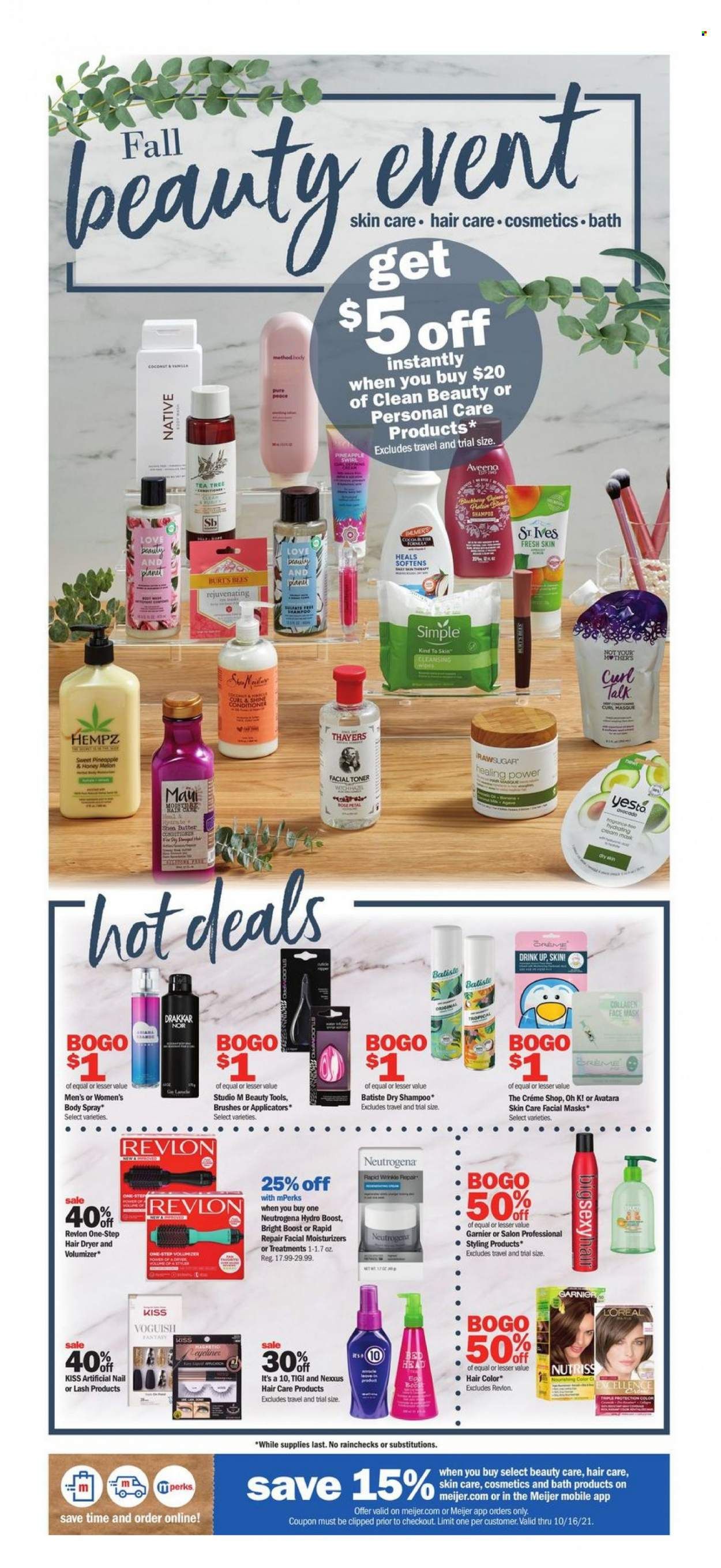 Meijer (IN) Weekly Ad Flyer October 10 to October 17