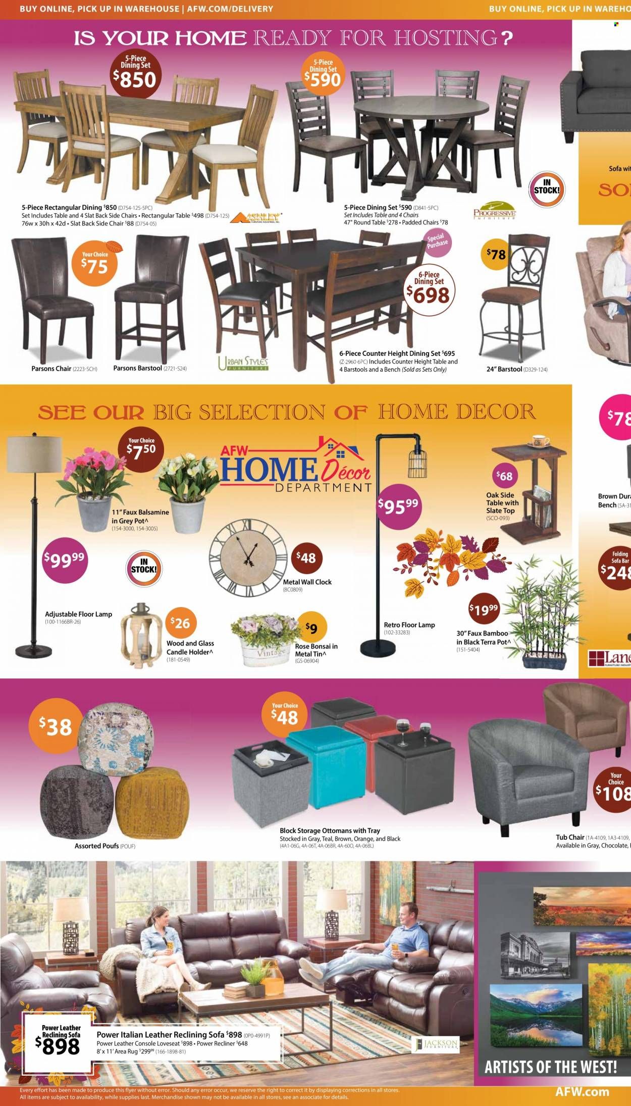 American Furniture Warehouse (AZ, CO, TX) Weekly Ad Flyer October 10 to October 17