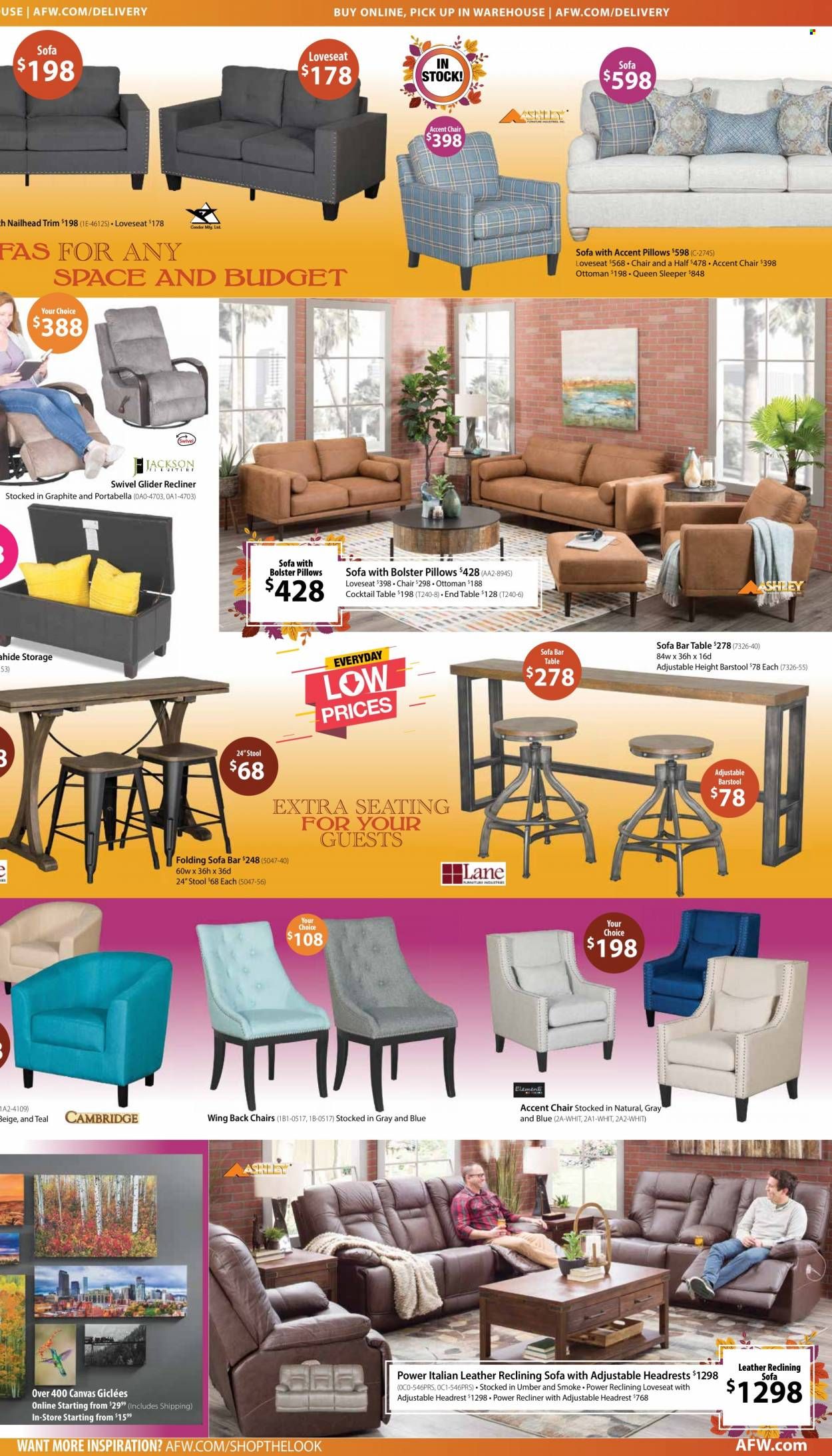 American Furniture Warehouse (AZ, CO, TX) Weekly Ad Flyer October 10 to October 17