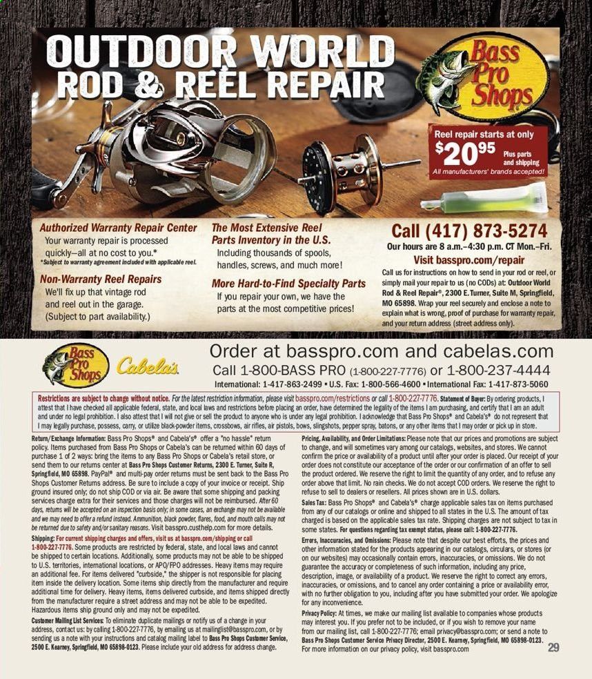 Bass Pro Shops Weekly Ad Flyer October 11 to October 18