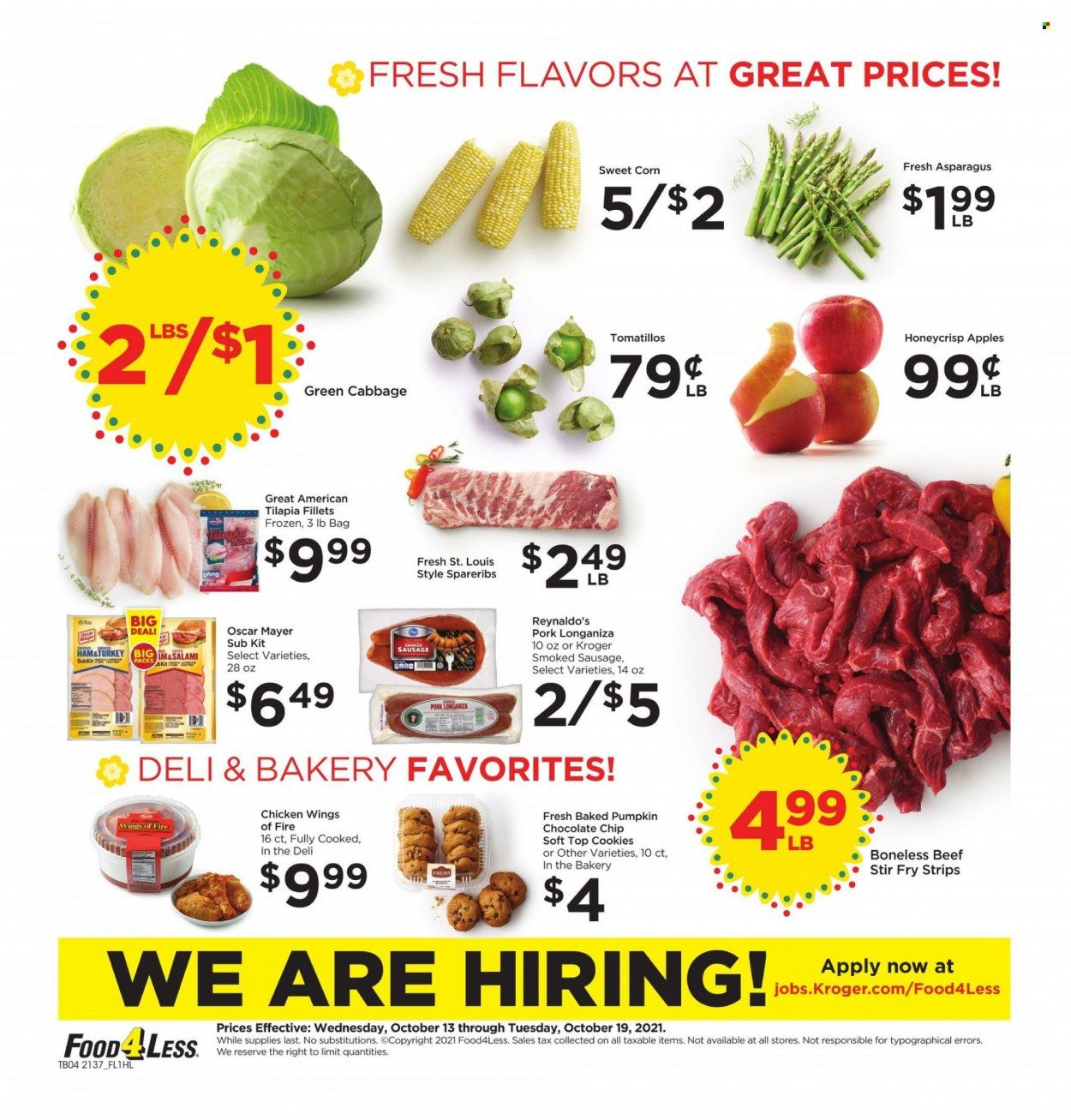 Food 4 Less (CA) Weekly Ad Flyer October 12 to October 19