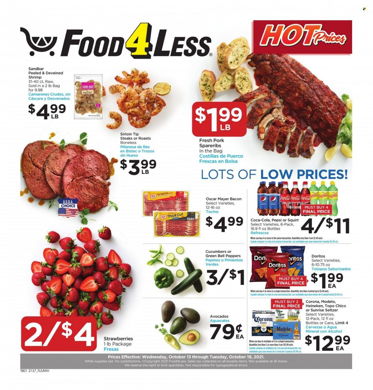 Food 4 Less (IL) Weekly Ad Flyer October 12 to October 19