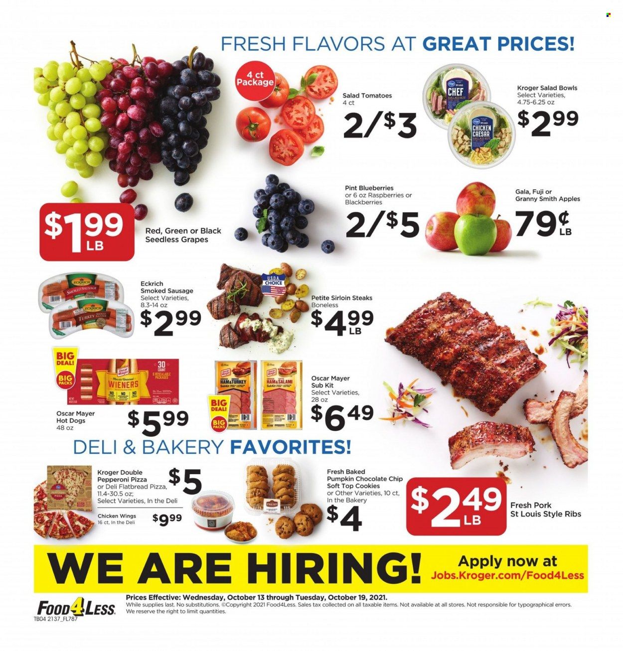 Food 4 Less (IN) Weekly Ad Flyer October 12 to October 19