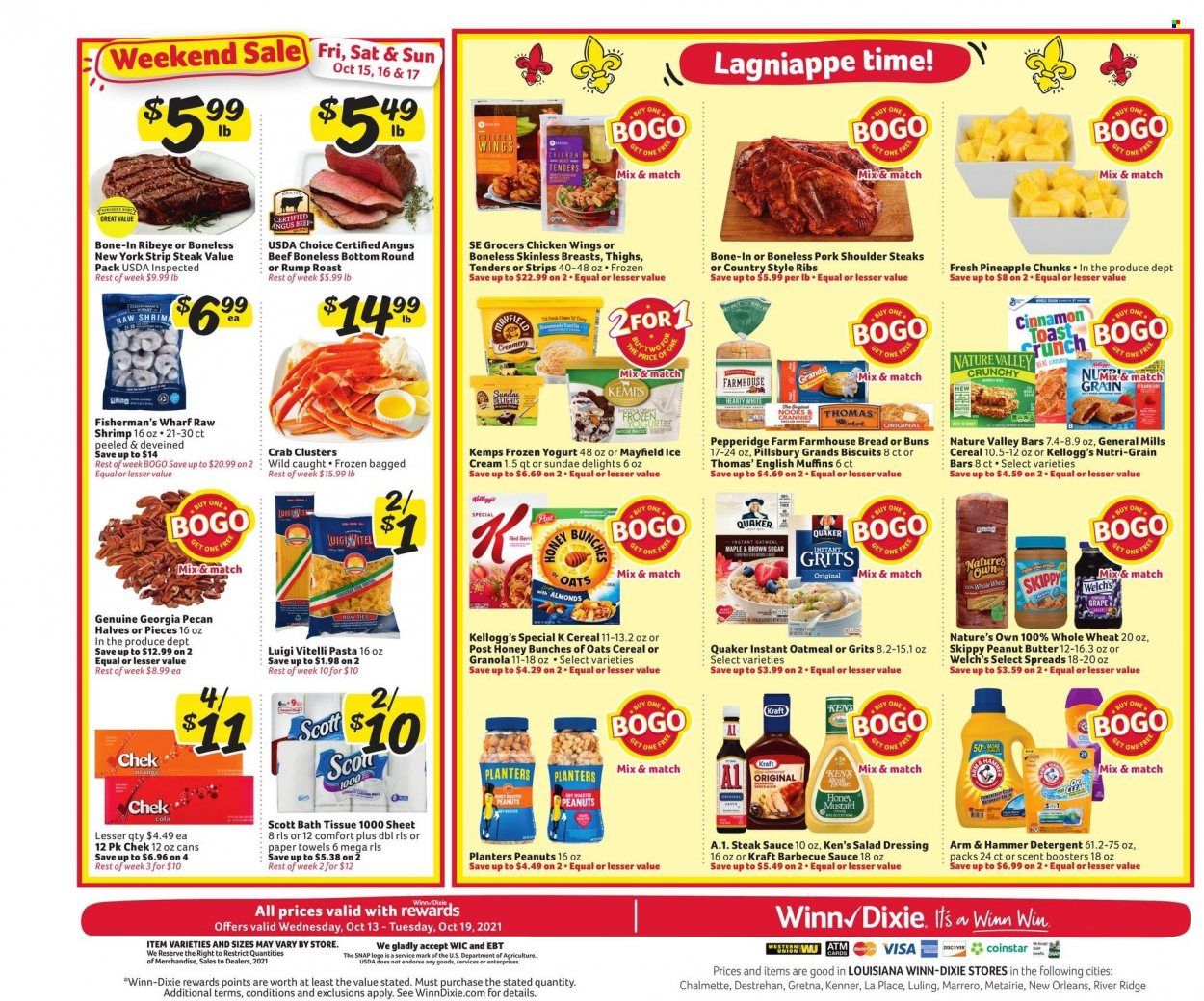 Winn Dixie (AL, FL, GA, LA) Weekly Ad Flyer October 12 to October 19