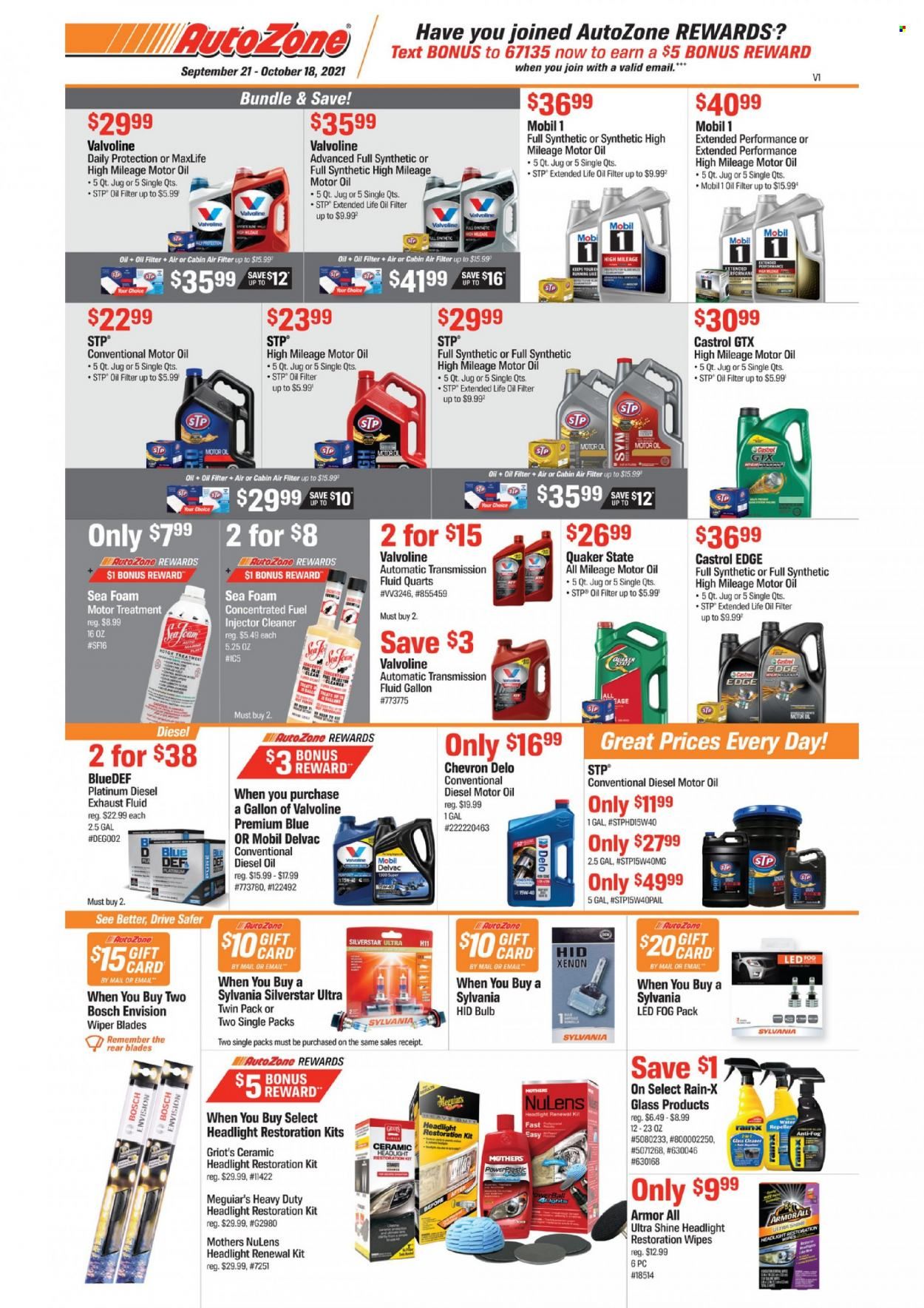 Autozone Weekly Ad Flyer October 13 to October 20