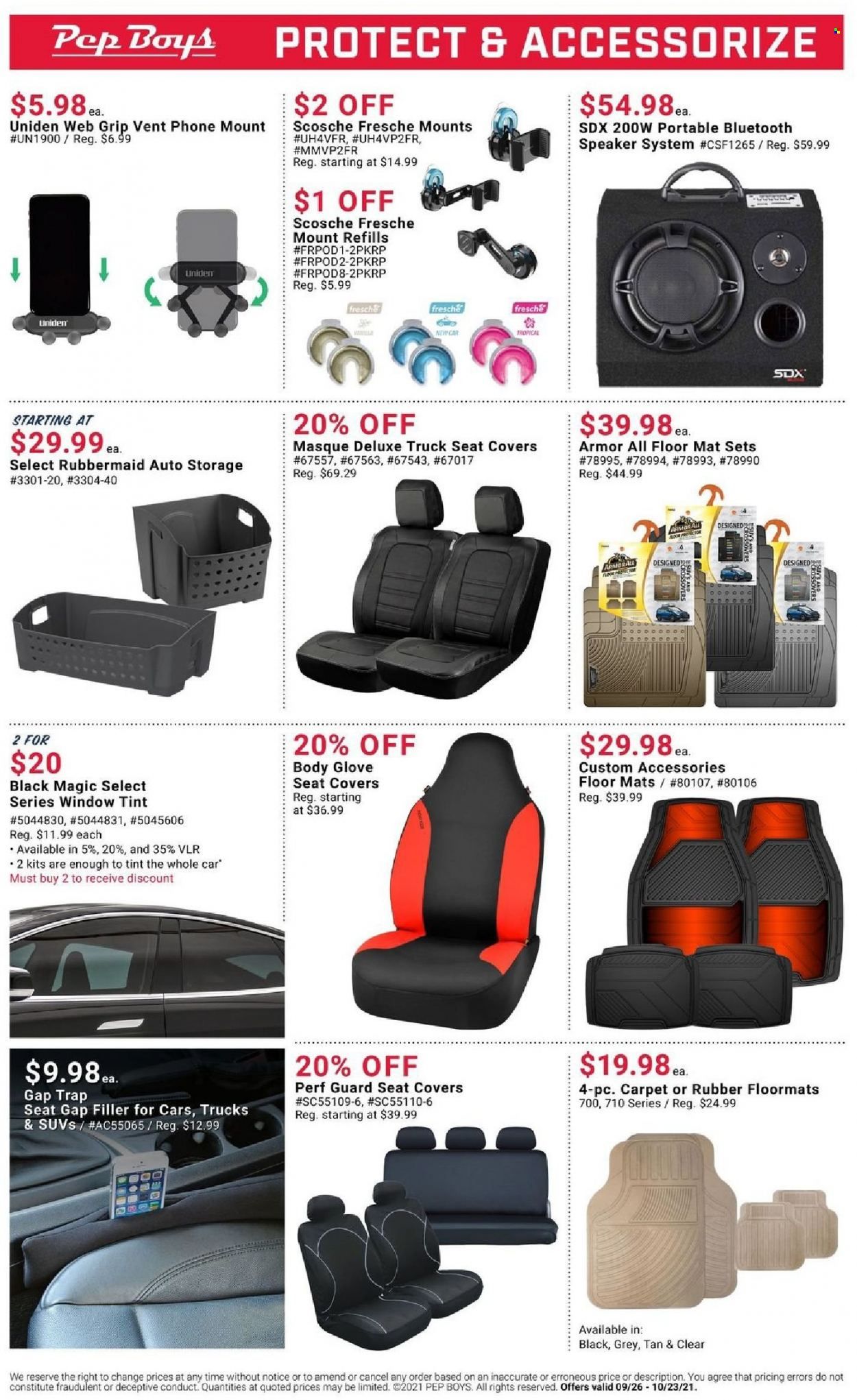 Pep Boys Weekly Ad Flyer October 13 to October 20