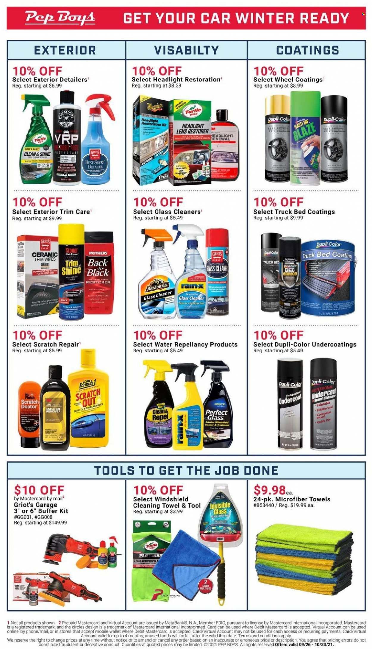 Pep Boys Weekly Ad Flyer October 13 to October 20