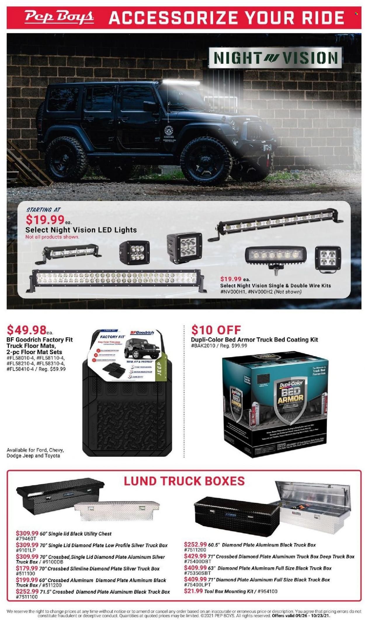 Pep Boys Weekly Ad Flyer October 13 to October 20