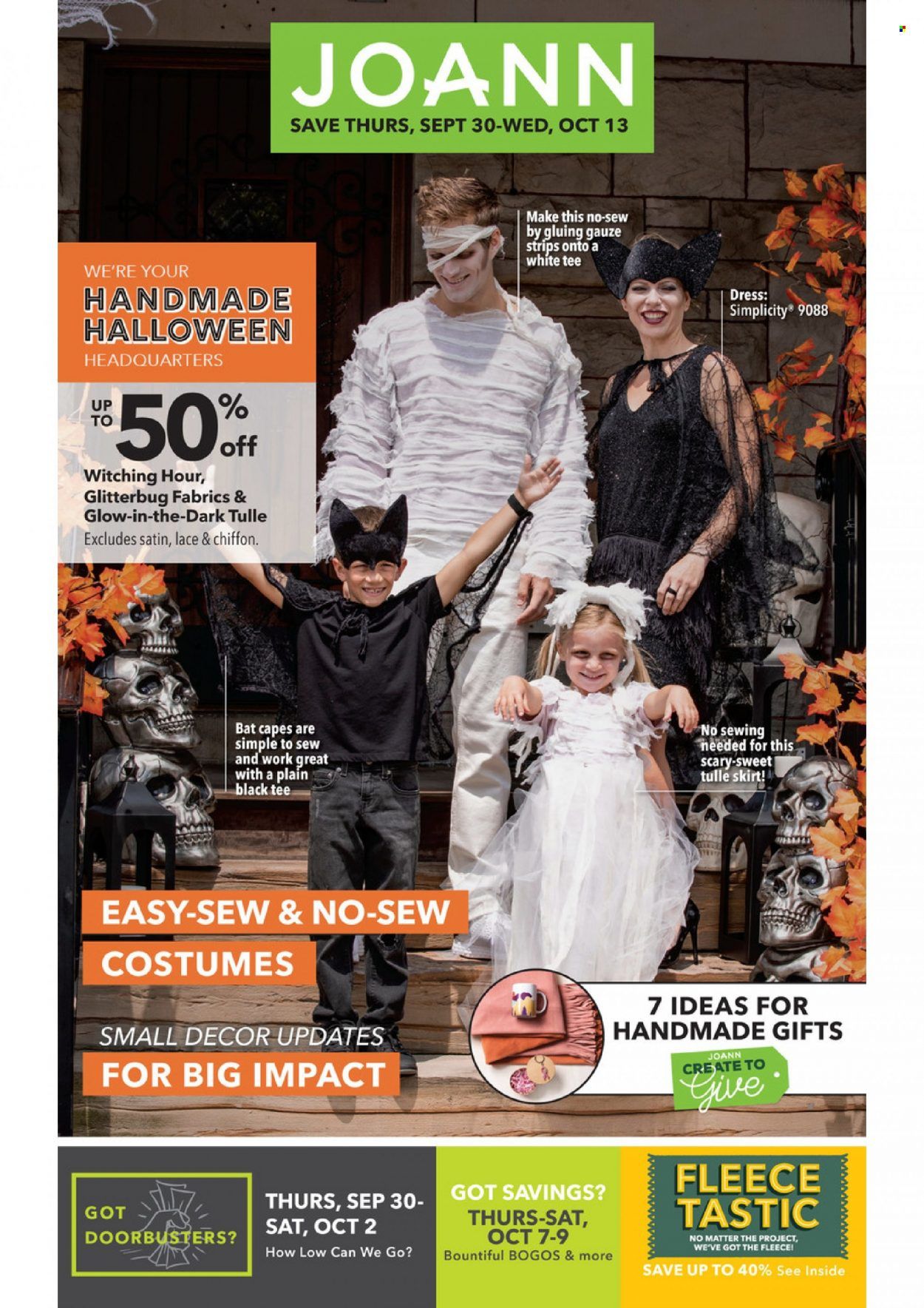 JOANN Weekly Ad Flyer October 13 to October 20