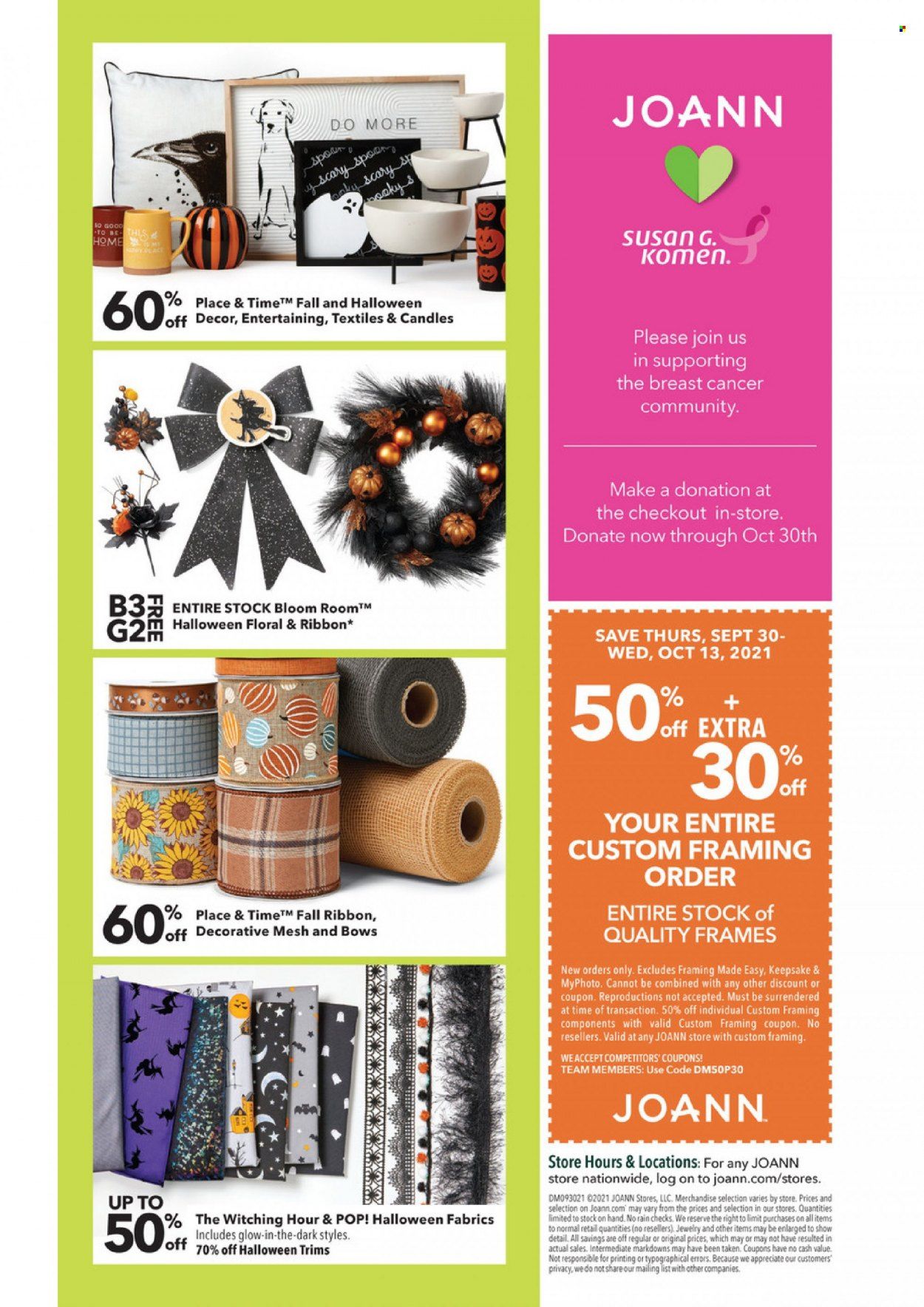 JOANN Weekly Ad Flyer October 13 to October 20