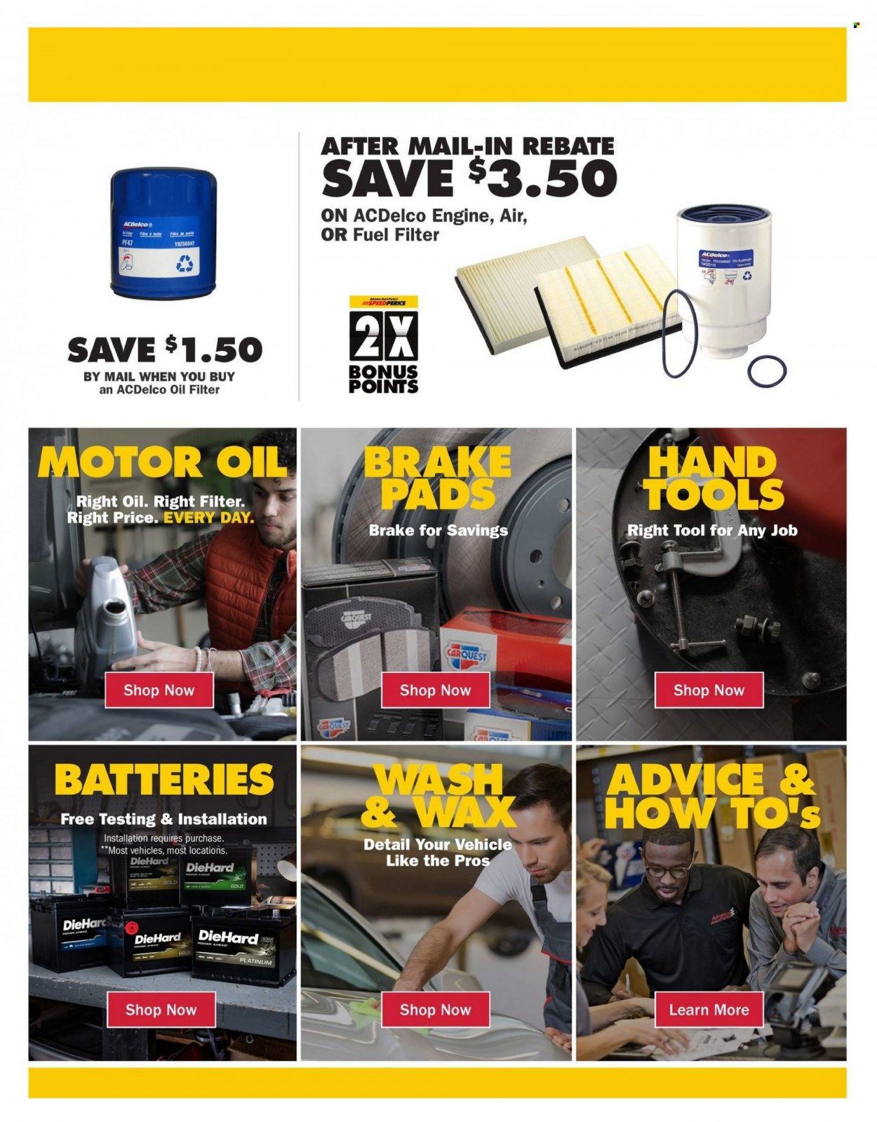 Advance Auto Parts Weekly Ad Flyer October 13 to October 20