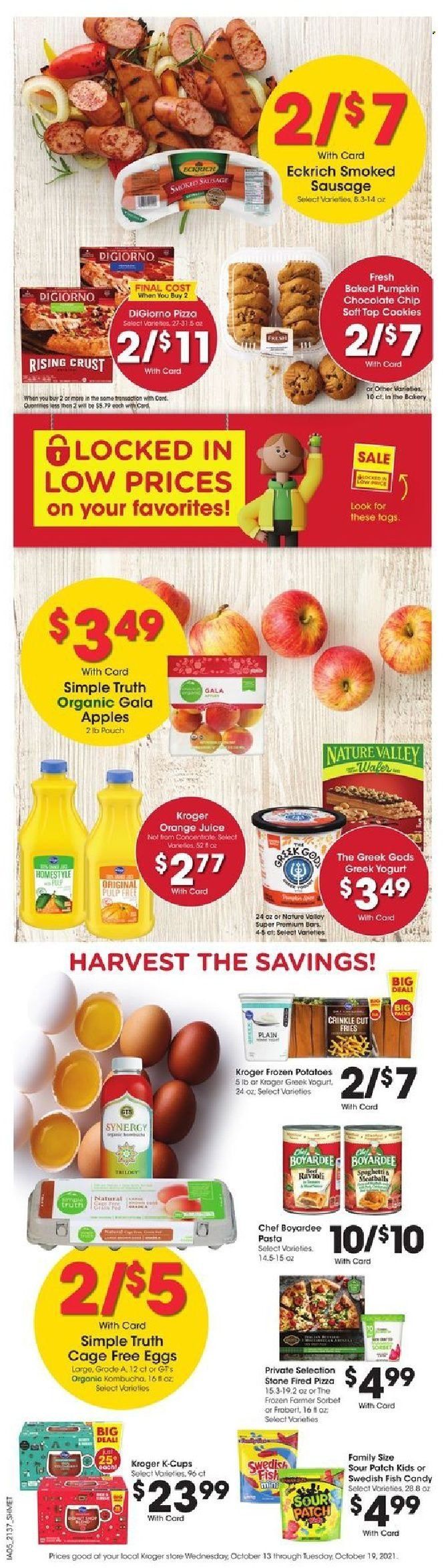 Kroger (GA, IL, LA, MI, OK, SC, TN, TX, VA) Weekly Ad Flyer October 13 to October 20