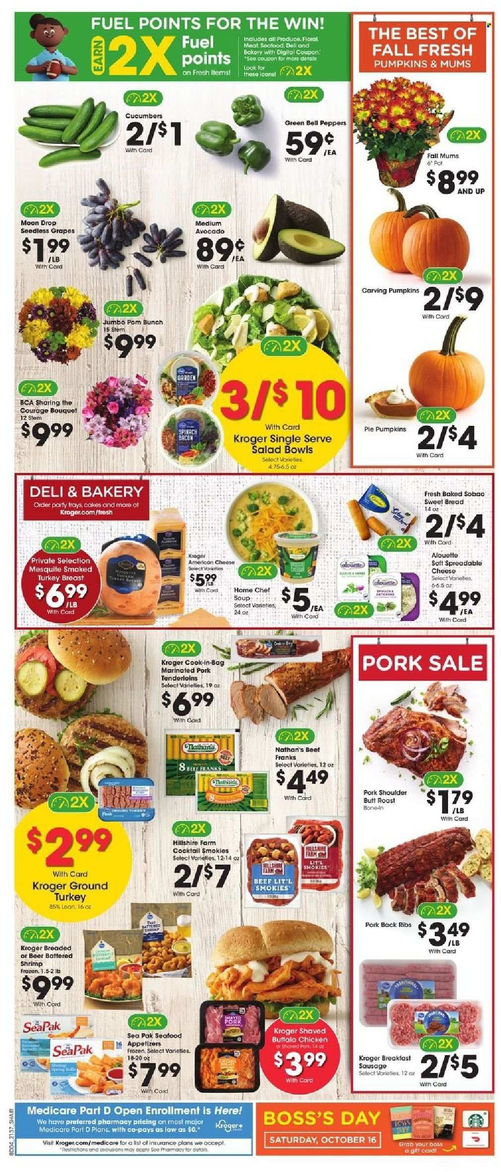 Kroger (GA, IL, LA, MI, OK, SC, TN, TX, VA) Weekly Ad Flyer October 13 to October 20