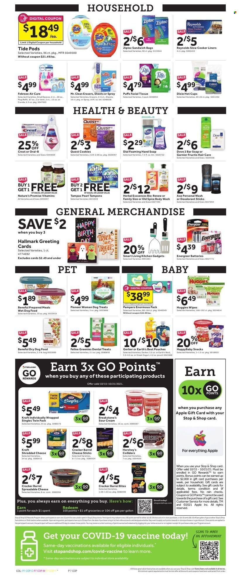 Stop & Shop (NY) Weekly Ad Flyer October 15 to October 22