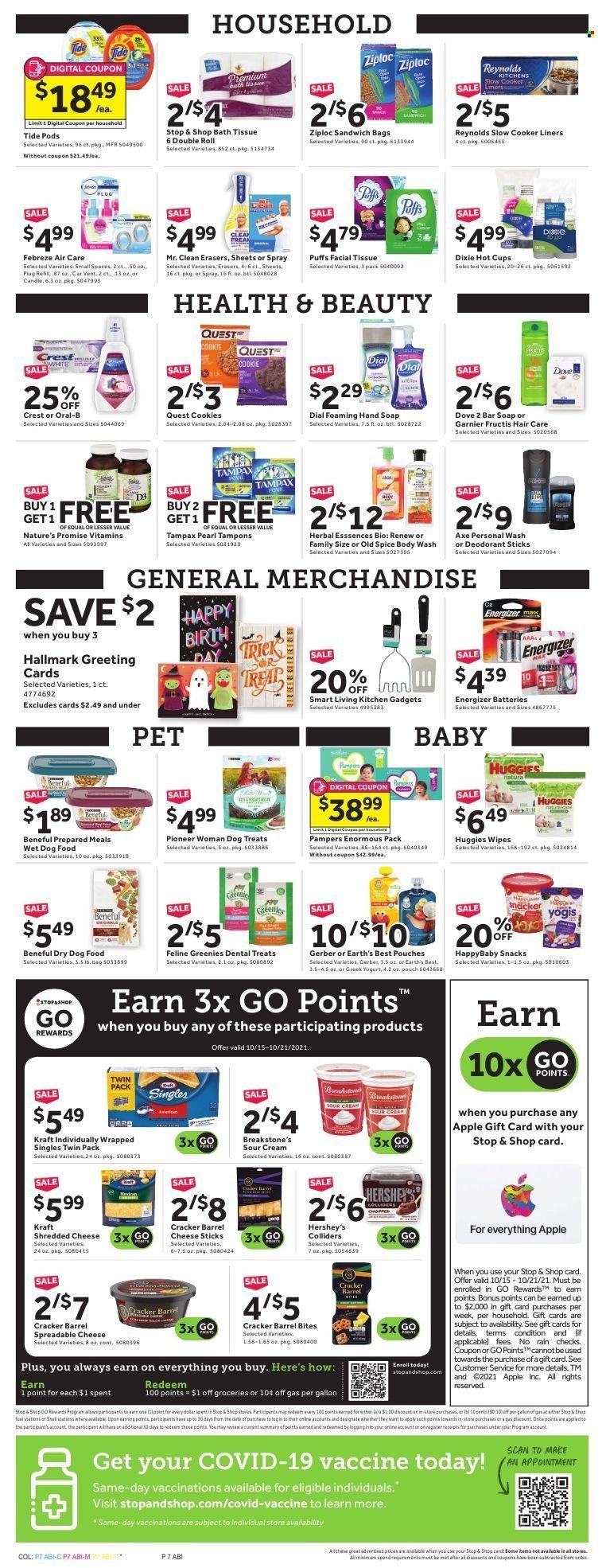 Stop & Shop (MA) Weekly Ad Flyer October 15 to October 22