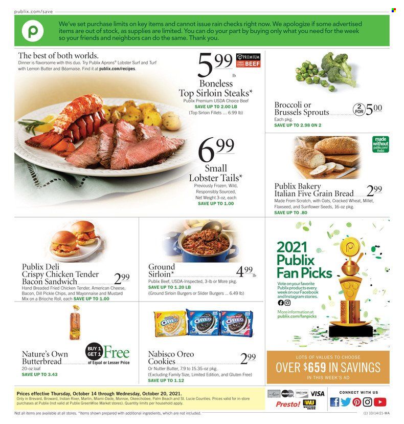 Publix (AL, FL, GA, NC, SC, TN) Weekly Ad Flyer October 15 to October 22