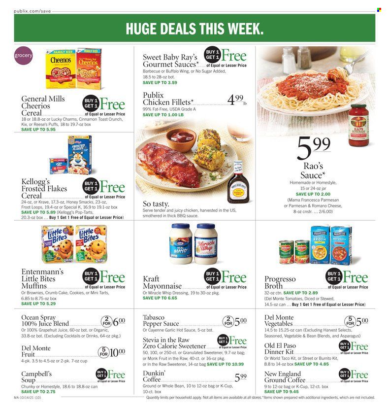 Publix (AL, FL, GA, NC, SC, TN) Weekly Ad Flyer October 15 to October 22