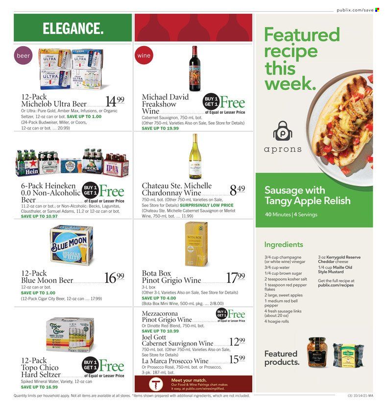 Publix (AL, FL, GA, NC, SC, TN) Weekly Ad Flyer October 15 to October 22