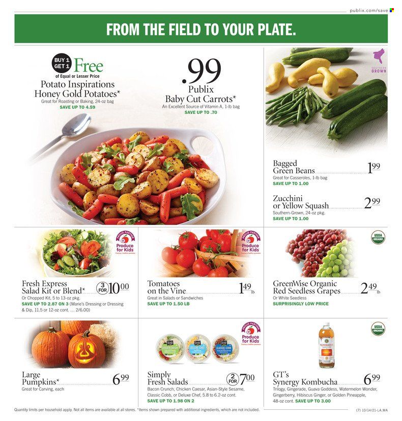Publix (AL, FL, GA, NC, SC, TN) Weekly Ad Flyer October 15 to October 22