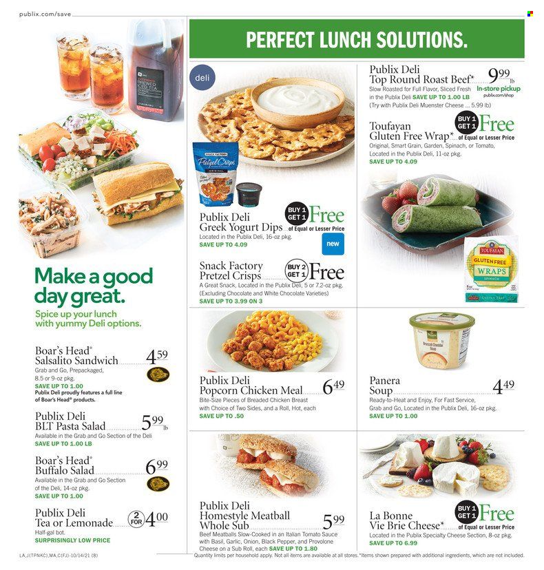 Publix (AL, FL, GA, NC, SC, TN) Weekly Ad Flyer October 15 to October 22