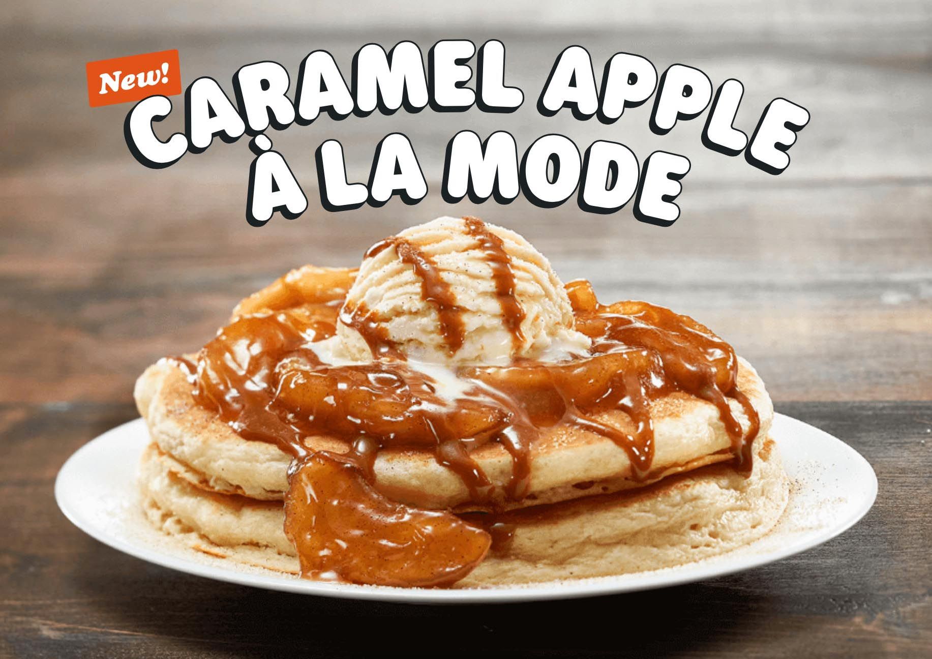 IHOP Rolls Out New Caramel Apple à la Mode Pancakes on Their In-restaurant Menu IHOP Rolls Out New Caramel Apple à la Mode Pancakes on Their In-restaurant Menu