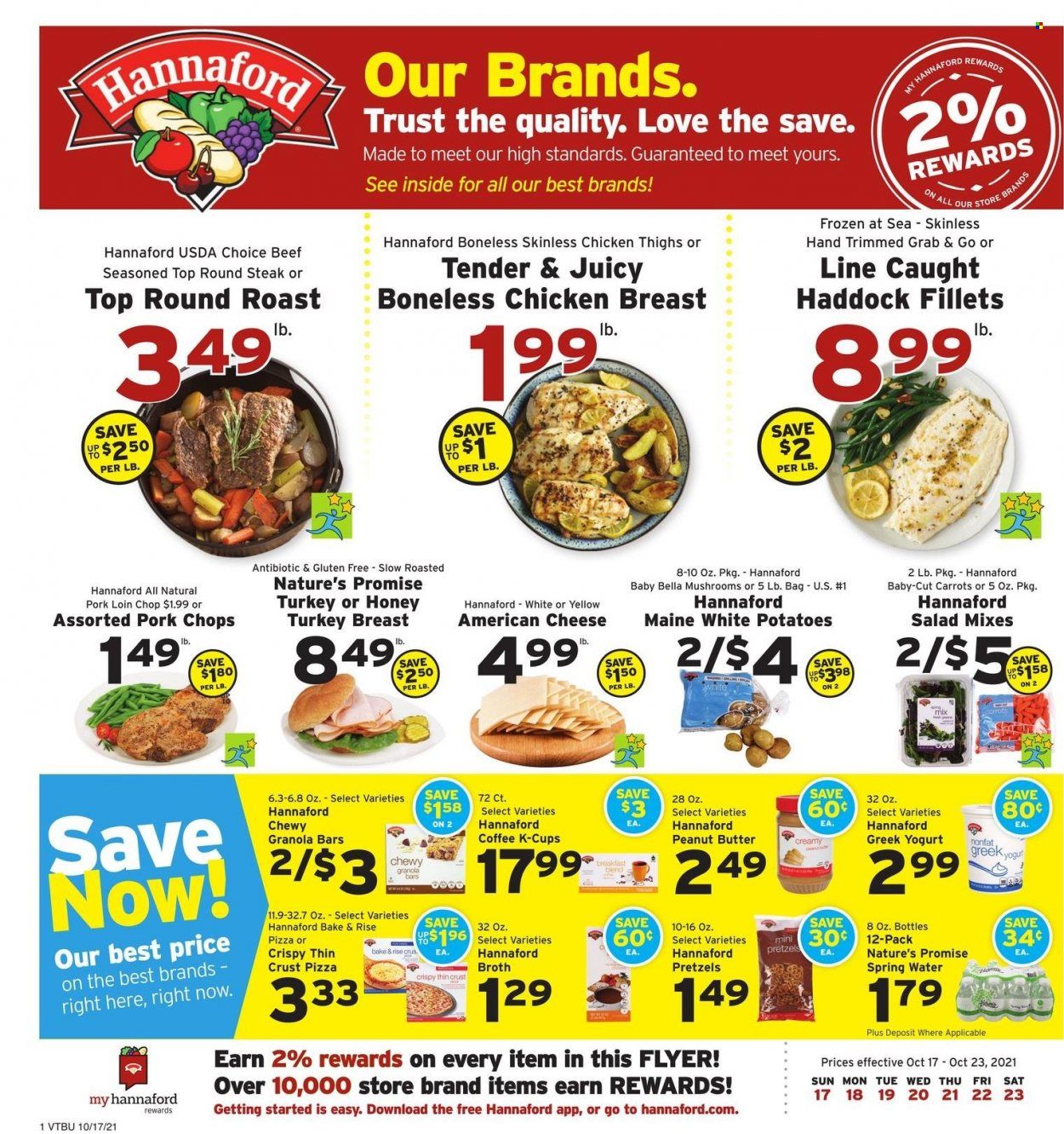 Hannaford (VT) Weekly Ad Flyer October 18 to October 25