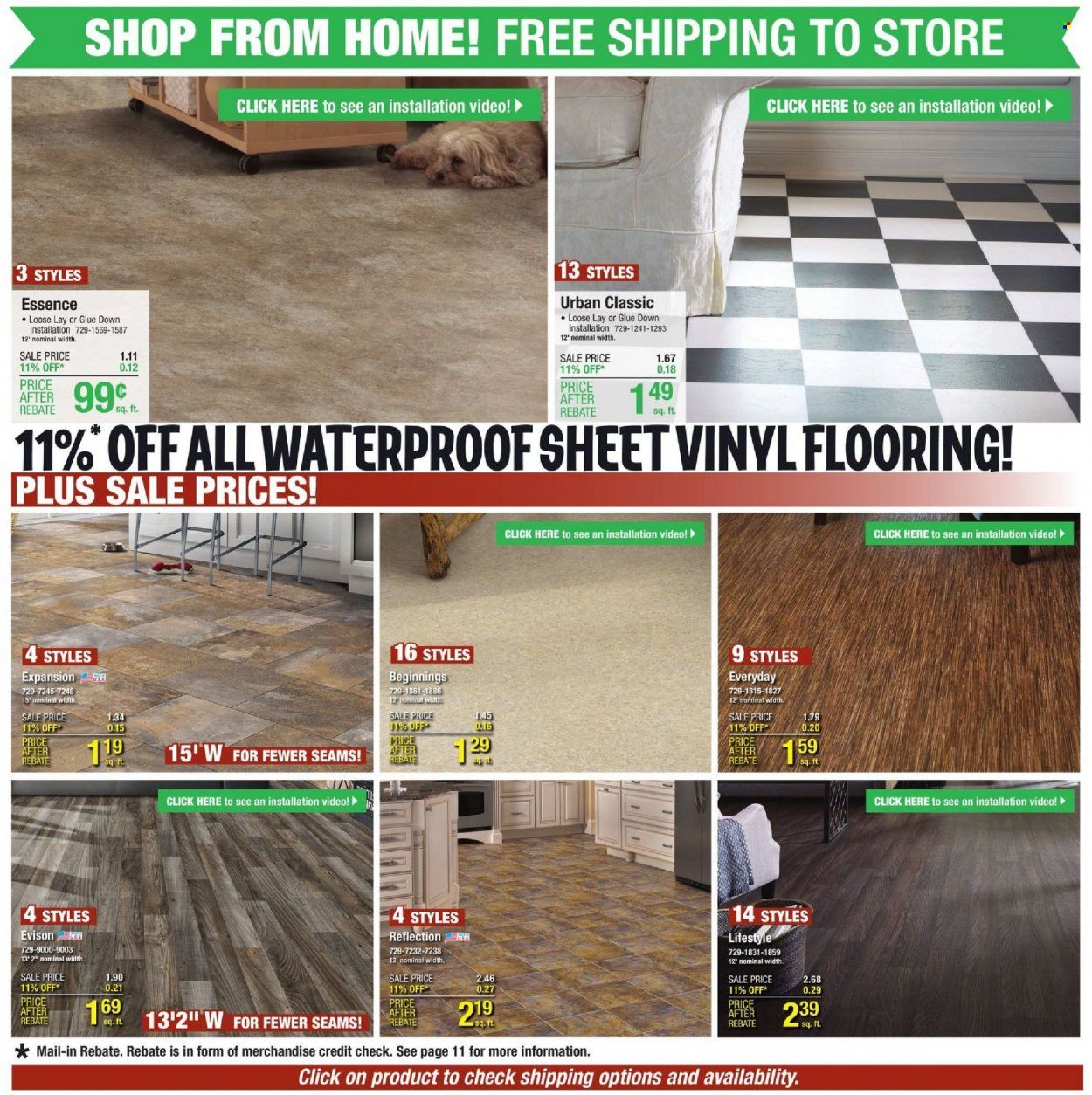 Menards Weekly Ad Flyer October 19 to October 26
