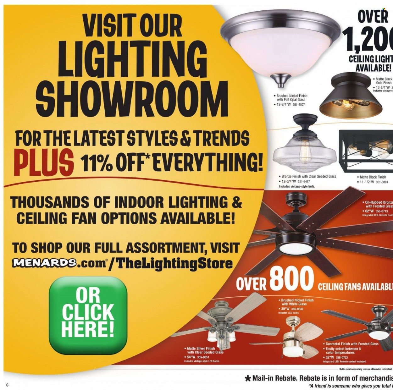 Menards Weekly Ad Flyer October 19 to October 26