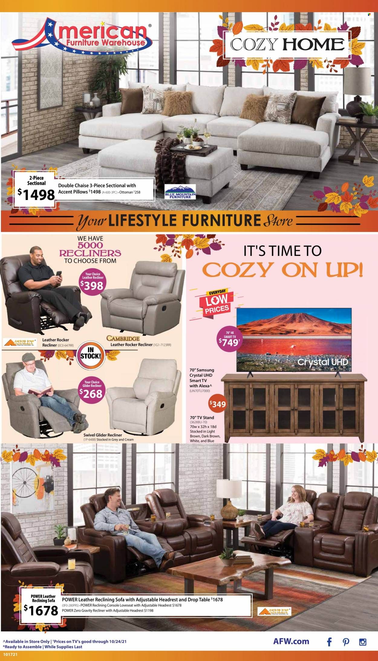 American Furniture Warehouse (AZ, CO, TX) Weekly Ad Flyer October 19 to October 26