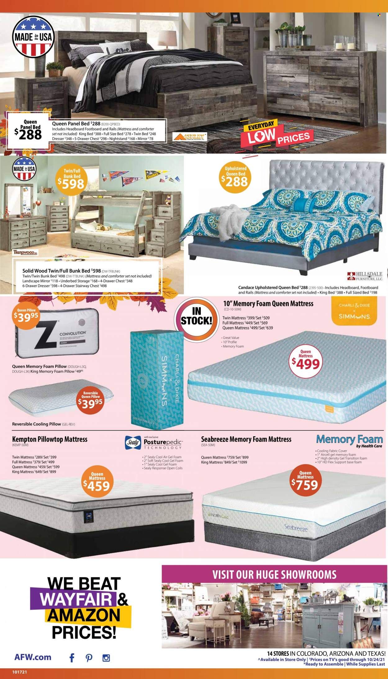 American Furniture Warehouse (AZ, CO, TX) Weekly Ad Flyer October 19 to October 26