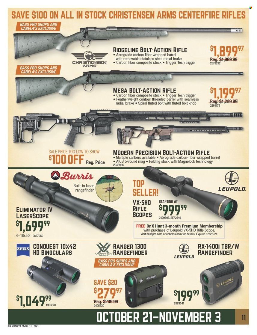 Cabela's Weekly Ad Flyer October 19 to October 26